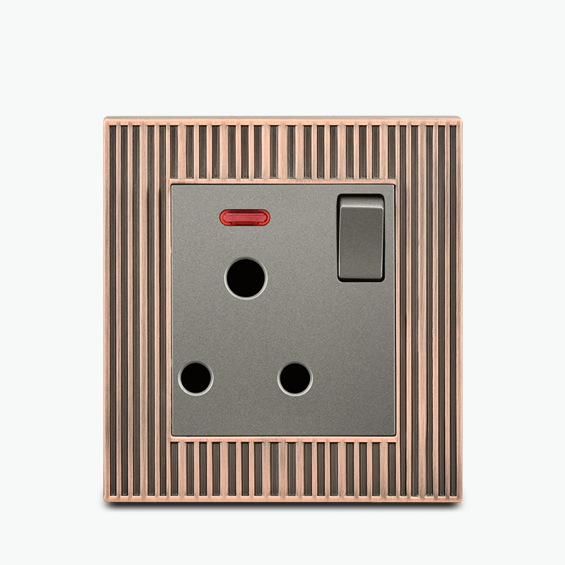 1 gang+15A socket