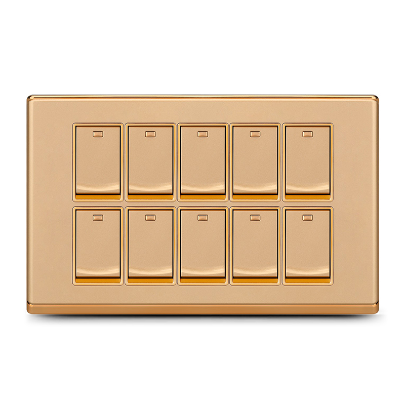 10 gang 1 way switch